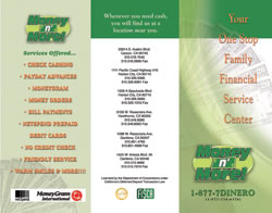 Money n More brochure outside