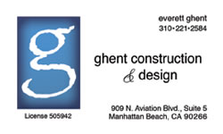Ghent business card