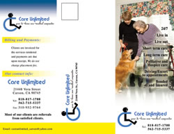 Care Unlimited brochure - cover