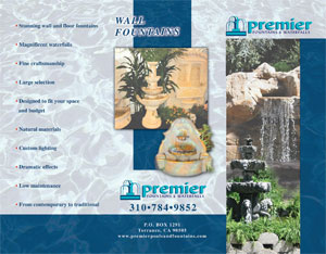 premier fountains product brocure