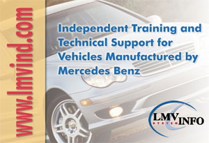 Mercedes Benz postcard