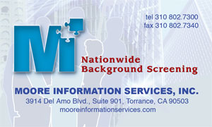 Moore Information Business Card