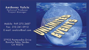 Unlimited Events Business Card