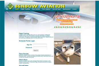 Benbow Aviation flight training and plane rentals